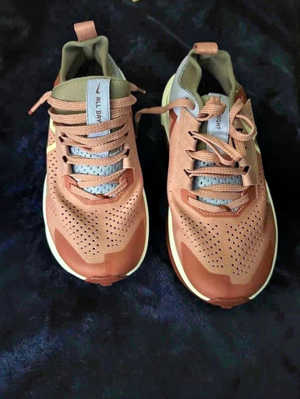 Hoka Athletic Shoes in Brown & Green